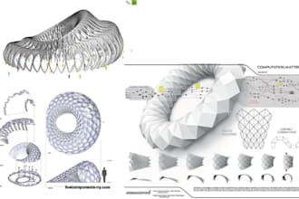 create advanced parametric design grasshopper script for you within 24hours