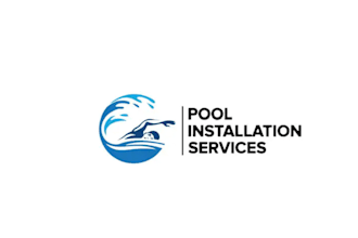 design your brand abstract and pictorial pool service logo for your brand