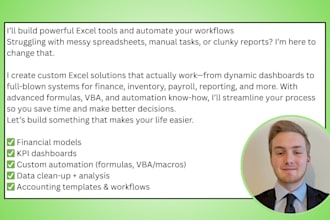 build powerful excel tools and automate your workflows