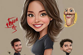 draw a caricature, cartoon caricatures