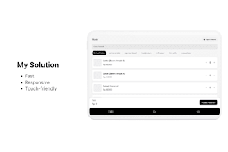 build a custom pos web app for cafe or retail business