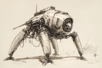 create warhammer illustration of you