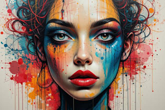 do illustration expresionism art, graffity, abstract