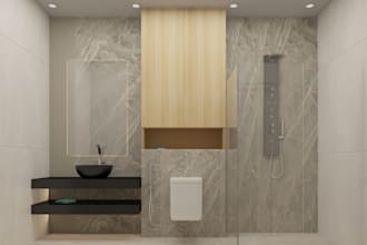 do interior and exterior design with realistic 3d rendering from your blueprint