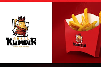 design a food, restaurant, fast food, or vegan logo