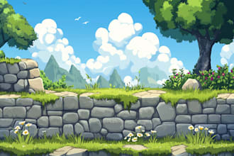 draw background illustrations and concept art of the environment