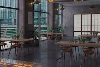 render 3d interior design,restaurant,lounges,cafe,coffee shop,sauna,pizza,pub