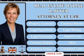 be online real estate lawyer for property and contract matters