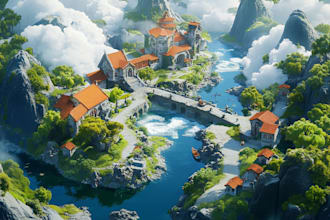 do a game art, illustration, environment or concept art