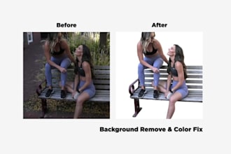 remove background with expert photoshop editing and image retouching