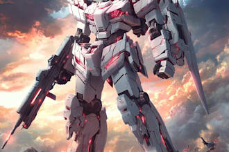 crate a mecha, robot, sci fi concept art