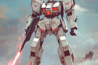 design gundam, transformer, robot, armor, and mecha