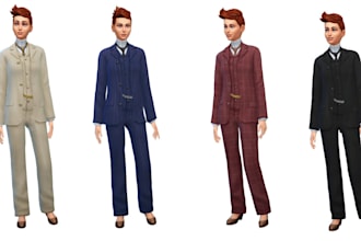 create custom content for sims 4, sims 4 cc, vfx, 3d clothing alpha