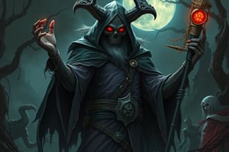 make fantasy horror and fantasy horror character