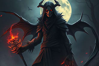 make fantasy horror and fantasy horror character