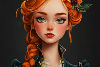 design stylized character concept art and illustration
