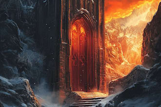 do fantasy book cover, thriller book cover design