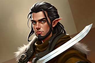 dnd character art and dnd character art