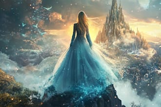 create great fantasy book cover design, ebook cover, and book cover art