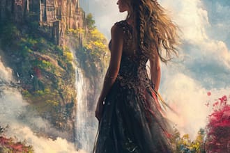 do professional fantasy book cover design,ebook cover, book cover illustration