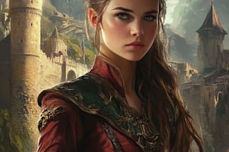 do professional book cover, fantasy book cover
