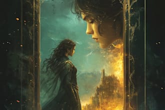 do fantasy book cover, thriller book cover design