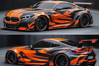 design eye catching platinum quality wraps lettering