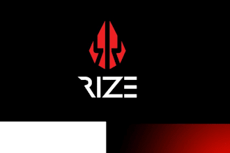 design an urban clothing brand logo with a bold initial letter