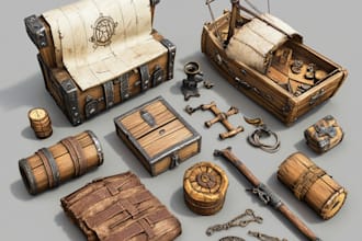 create 3d model any object or prop