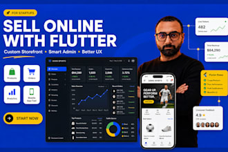 build a flutter ecommerce app for your online store