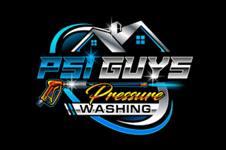 design beautiful pressure washing logo within new concepts