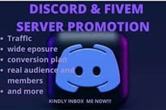 do rust, dayz, fivem server promotion, discord server promotion, fivem server ad