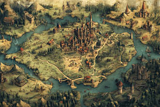 create custom fantasy maps for you