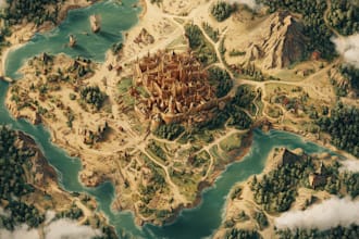 make a fantasy map for you