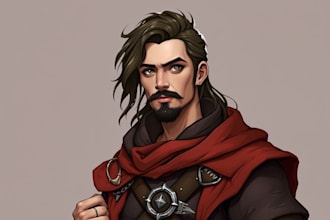 make an dnd character art and dnd character art