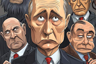 illustrate your political cartoon
