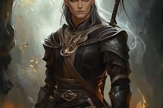 create a dnd art and d and d character for you