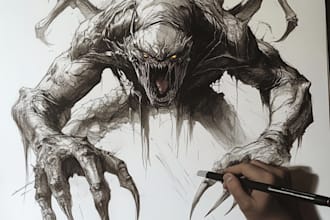 make high quality creature, character, and fantasy design