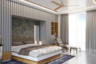 design small apartment interior with space saving, studio, kitchen, mood board