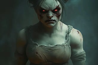 draw a horror characters or fantasy horror art