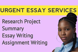 do urgent essay writing, research, assistant in spanish and french and more