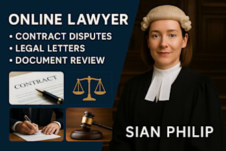 be online lawyer on contract dispute document review eviction legal letter