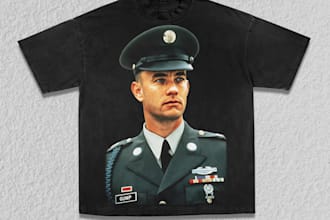 design vintage 90s any custom bootleg rap t shirt