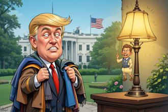make political cartoon and portrait caricature for you