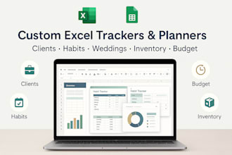 design custom full automation google spreadsheet budget excel inventory tracker