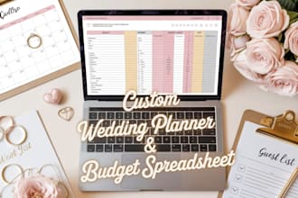 do wedding planner spreadsheet, budget organizer, google sheets, expense tracker