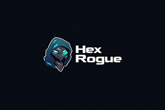 design super hex rogue mascot logo in 12 hours