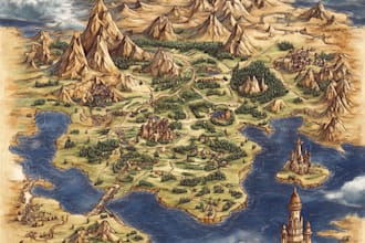 do fantasy dnd map campaign map cartography world