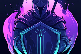 do a custom fantasy, rpg, sci fi animated game logo design