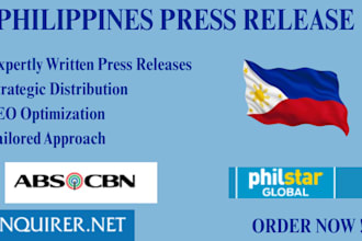 do philippine press release writing and distribution to philippines media outlet